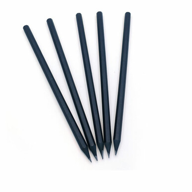 흑목육각미두연필